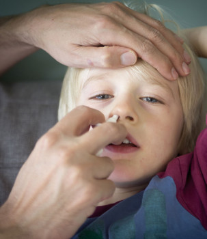 Kinderen met oorontsteking